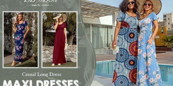 DB MOON 2022 Women Summer Maxi Dresses